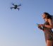 fly drone cautiously in wind